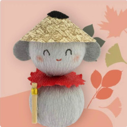 Culbuto Jizo protecteur des enfants. Okiagari koboshi du Japon