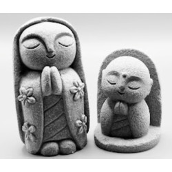 Jizo moine zen protecteur du Japon. Prière pour les enfants