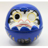 Daruma bleu. Porte-bonheur bouddhiste japonais