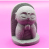 Statue Jizo protecteur bouddhiste. Japon. 4,9cms