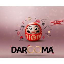 Daruma darooma chance rouge. 4,5cms